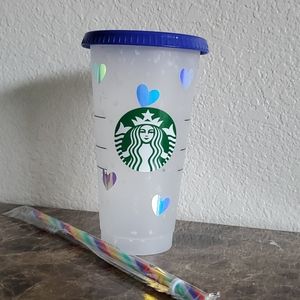 Starbuck color changeing Confetti Tumbler